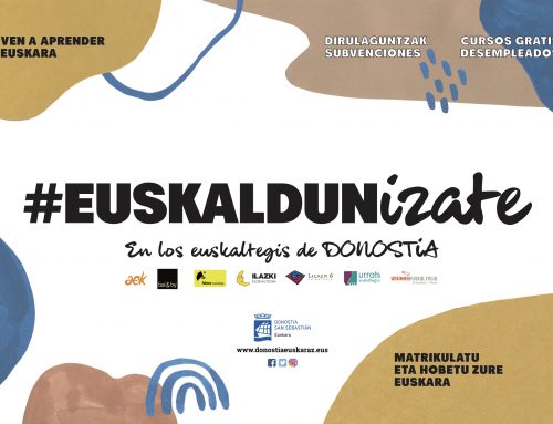 ¡Hoy lunes 23, es el último día para solicitar la subvención para estudiar euskera! #euskaldunízate
